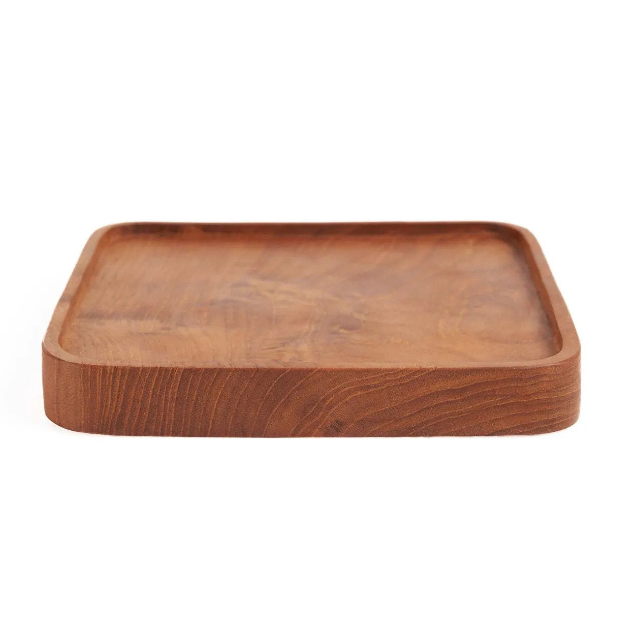 Bord Teak Square – teakhout naturel, 8x8x2 cm
