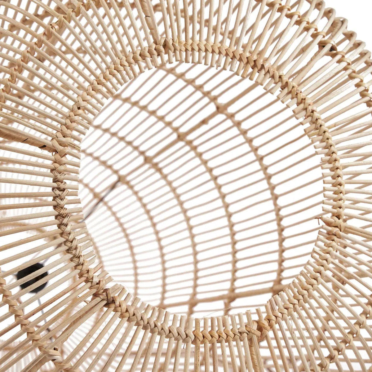 Suspension Bozelo – rotin, naturel, ø50×120 cm