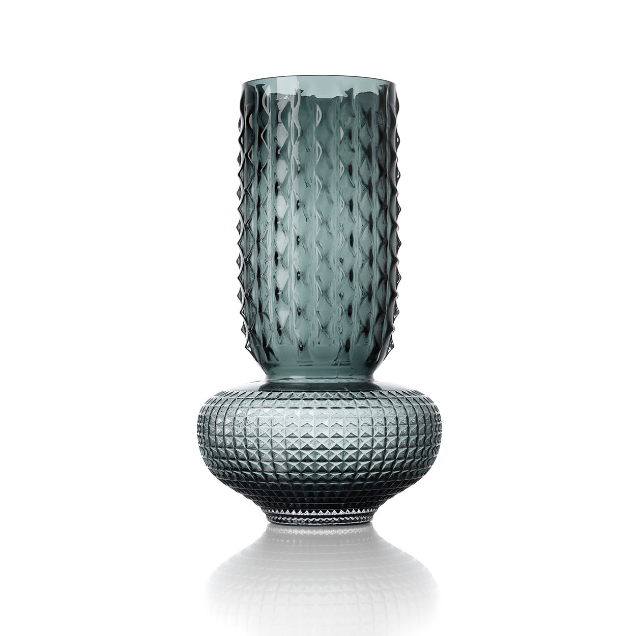 The Sapphire Jewel Vase - Blue - L