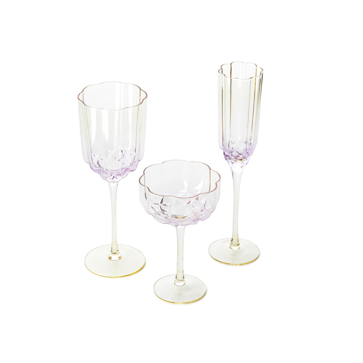The Pink Blush Champagne Flute - Pink