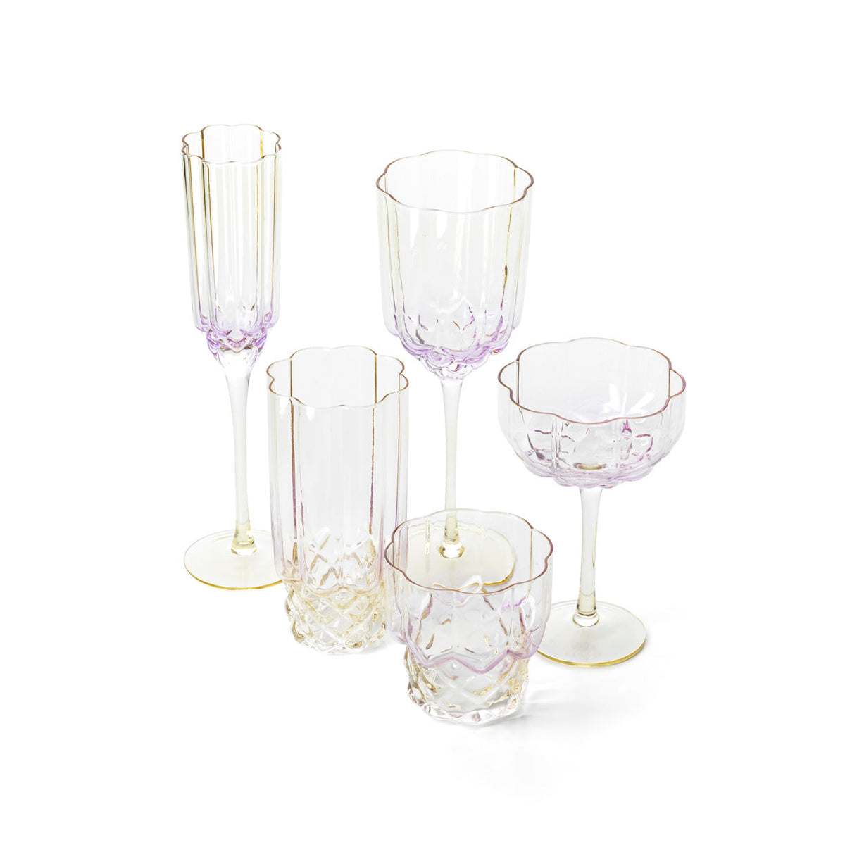 Champagneglas Pink Blush – rosa