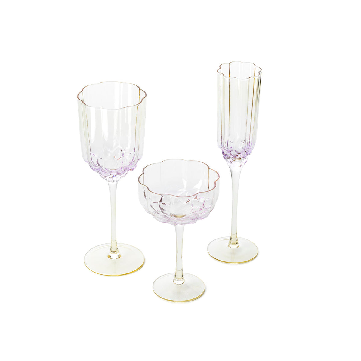 Champagneglas Pink Blush – rosa