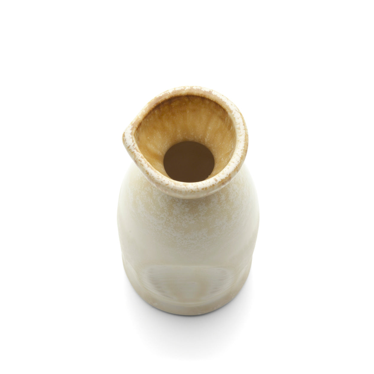 Karaf Da Rocha – keramiek, honingwit, 5x5x12 cm