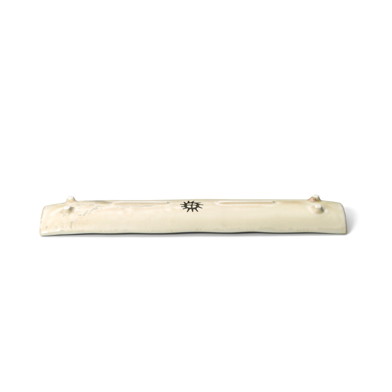 Serveerschaal Da Rocha – keramiek, wit, 39x8x3 cm