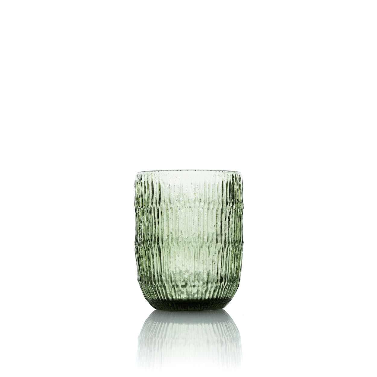 Das Moos-Ripple-Wasserglas - Grün
