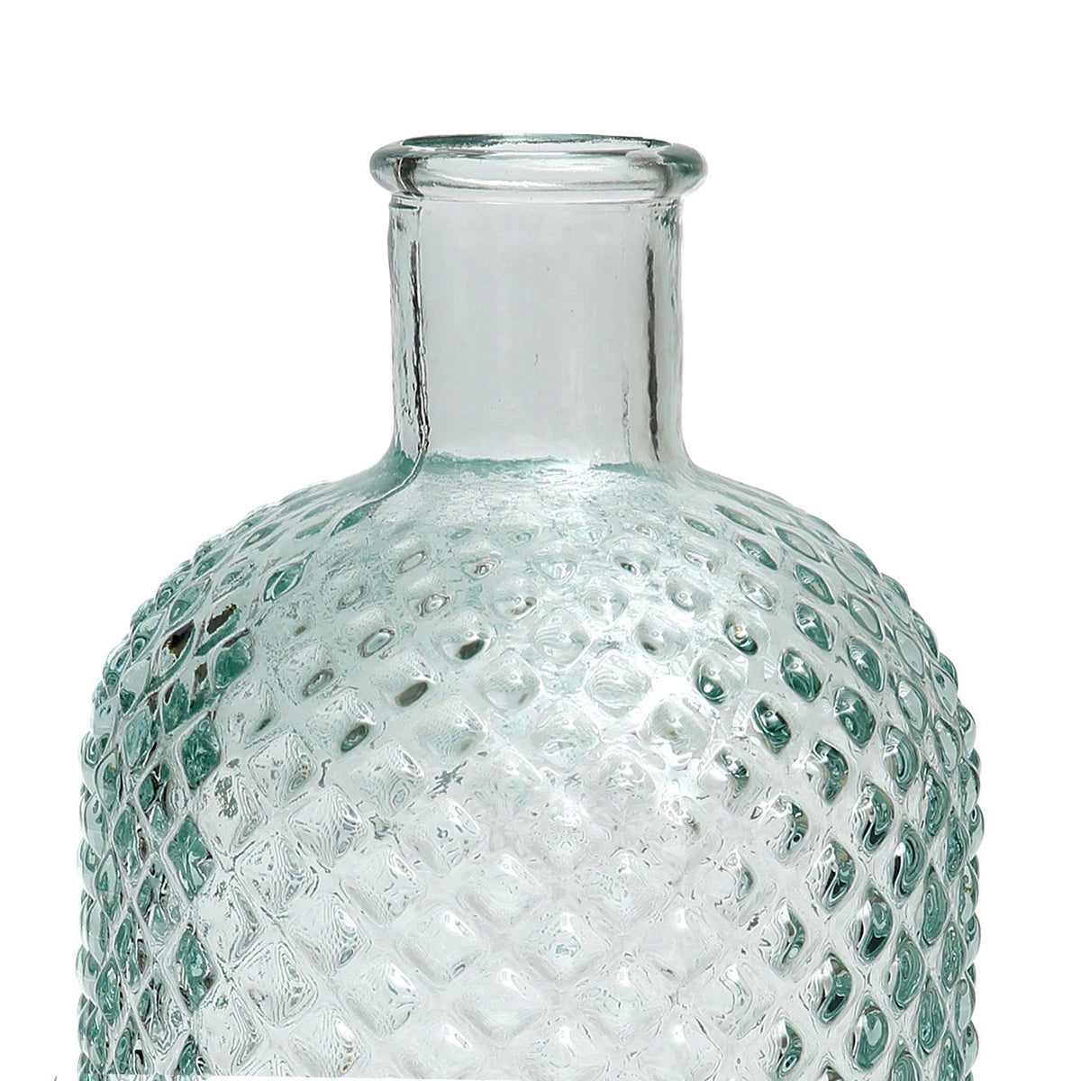 Wazon Zuanshí — szkło z recyklingu, niebieski, 28 cm (M)
