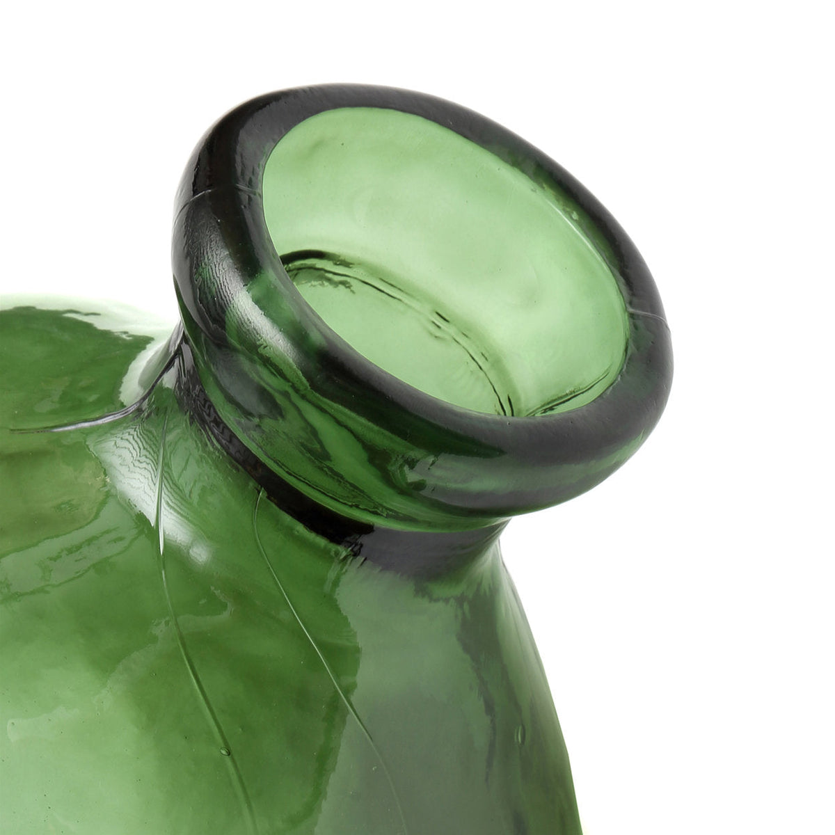 Vase Jinsuo – recyceltes Glas grün