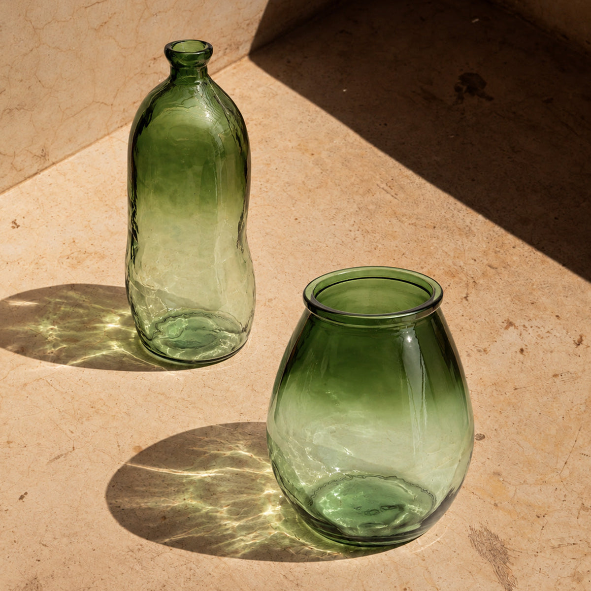 Vase Qiezi – grün, L
