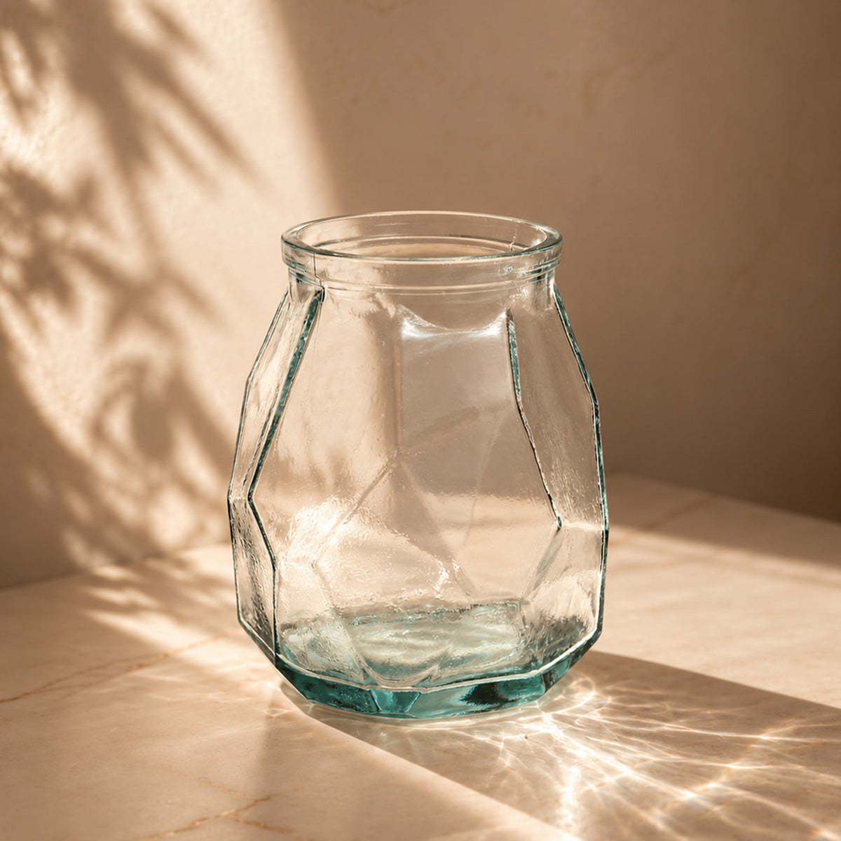Vaas Wide Origami – blauw