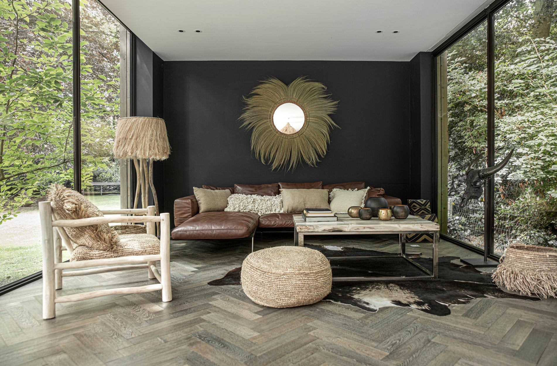 The Pierced Ball - Black Gold - L