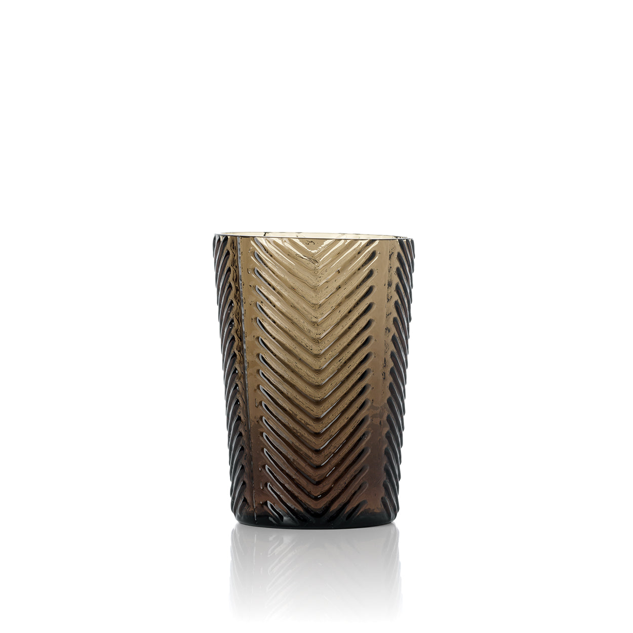 Drinkglas Herringbone – rookglas, ø6×10 cm