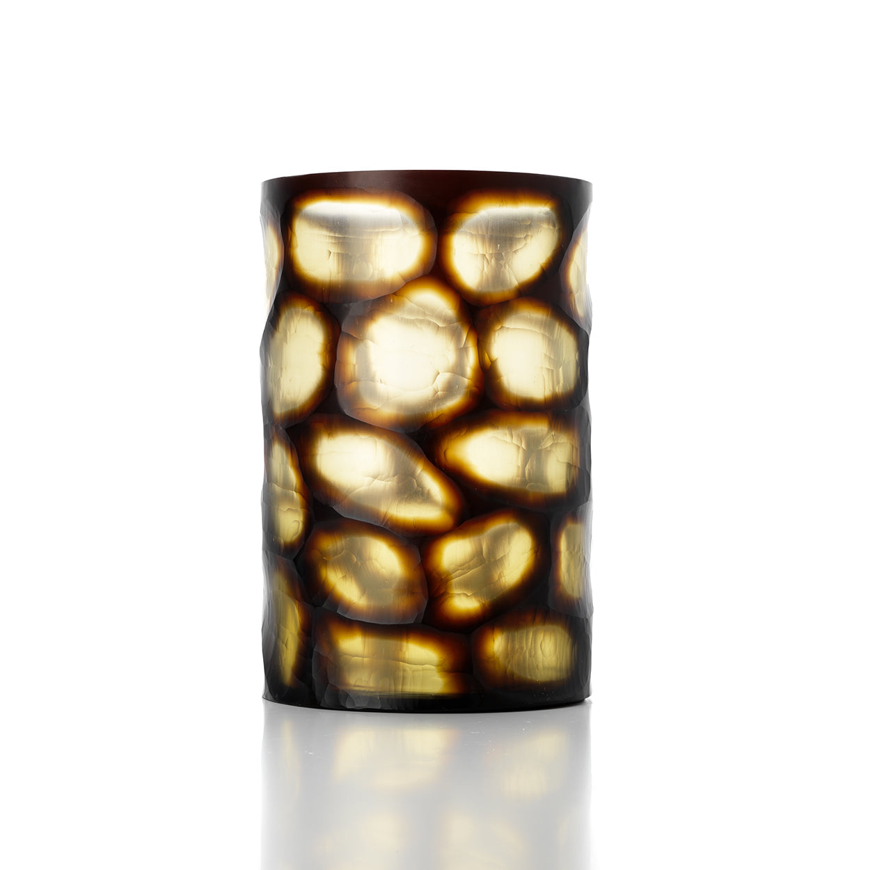 Vaas Vague Dorée – glas, honing, ø24×35 cm