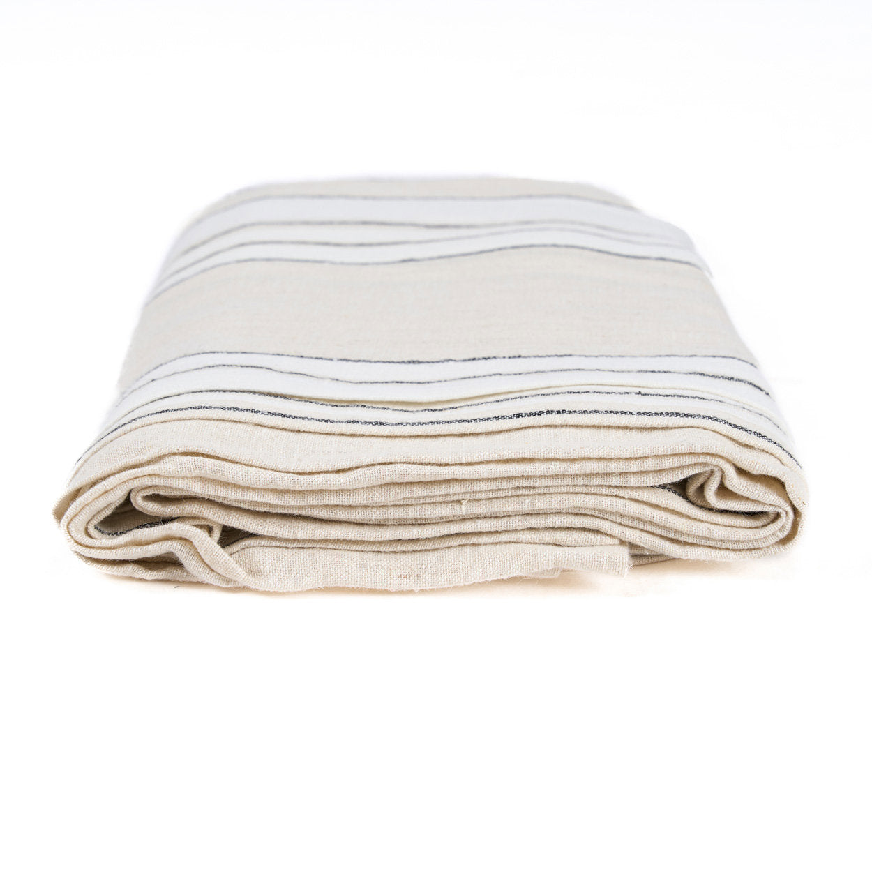 Het Provence Tafelkleed - Natural Black White - 150x300