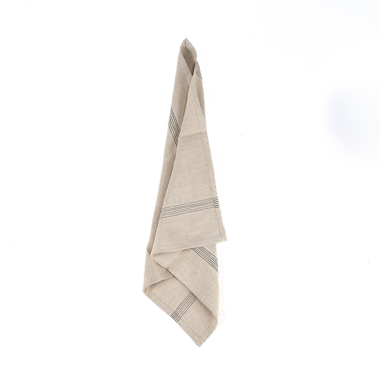 Het Lint Biscuit Napkin - Natural Black - 45x45