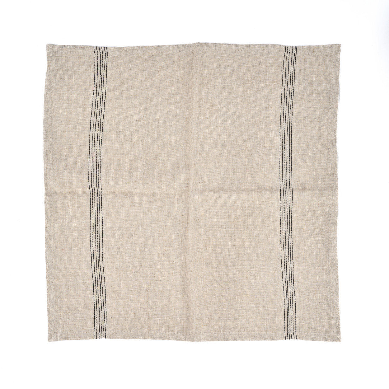 Het Lint Biscuit Napkin - Natural Black - 45x45