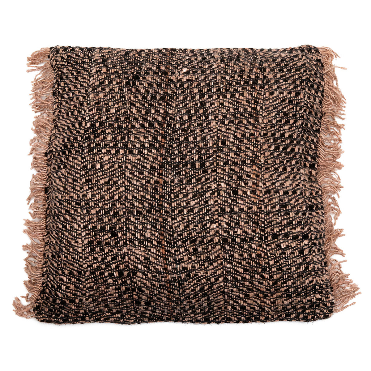 Kussenhoes Oh My Gee – zwart/koper, 60x60