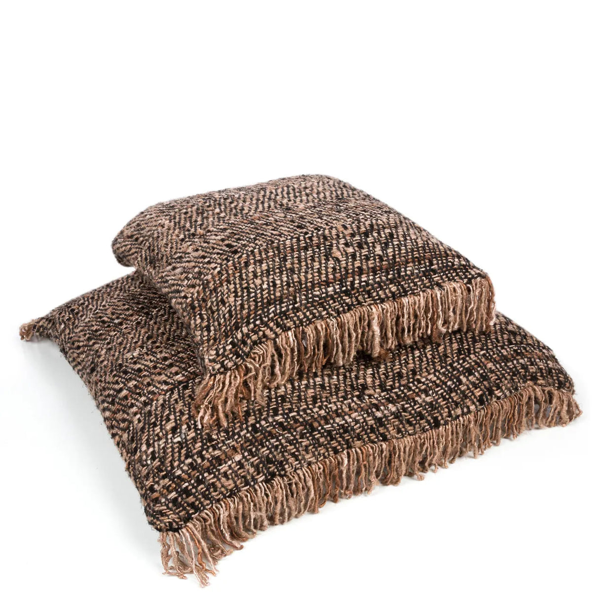 Kussenhoes Oh My Gee – zwart/koper, 60x60