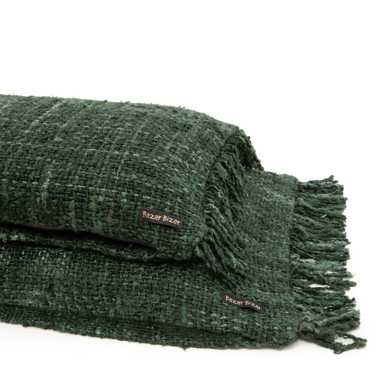 Kussenhoes Oh My Gee – katoen groen, 35x100