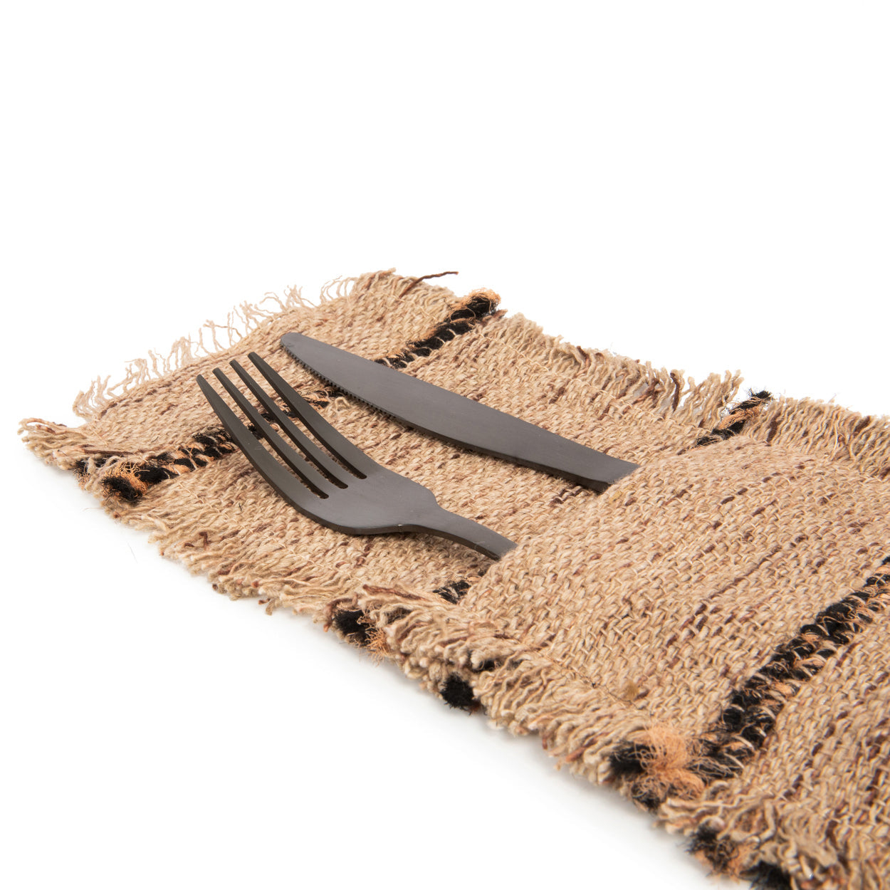 The Oh My Gee Cutlery Holder - Beige Black