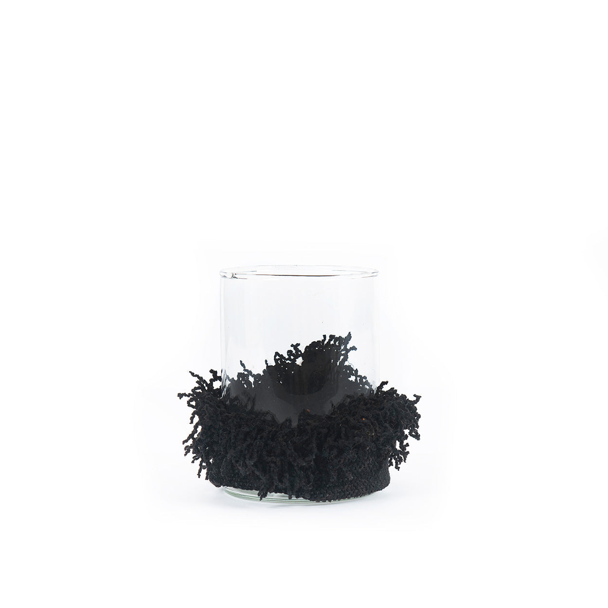 The Oh My Gee Candle Holder - Black Velvet - M