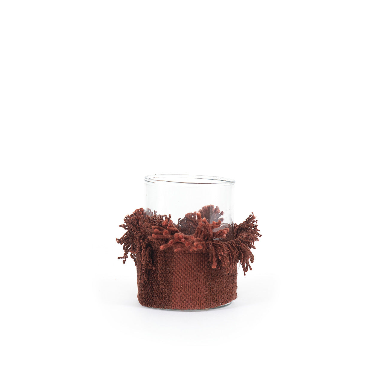 The Oh My Gee Candle Holder - Burgundy Velvet - M