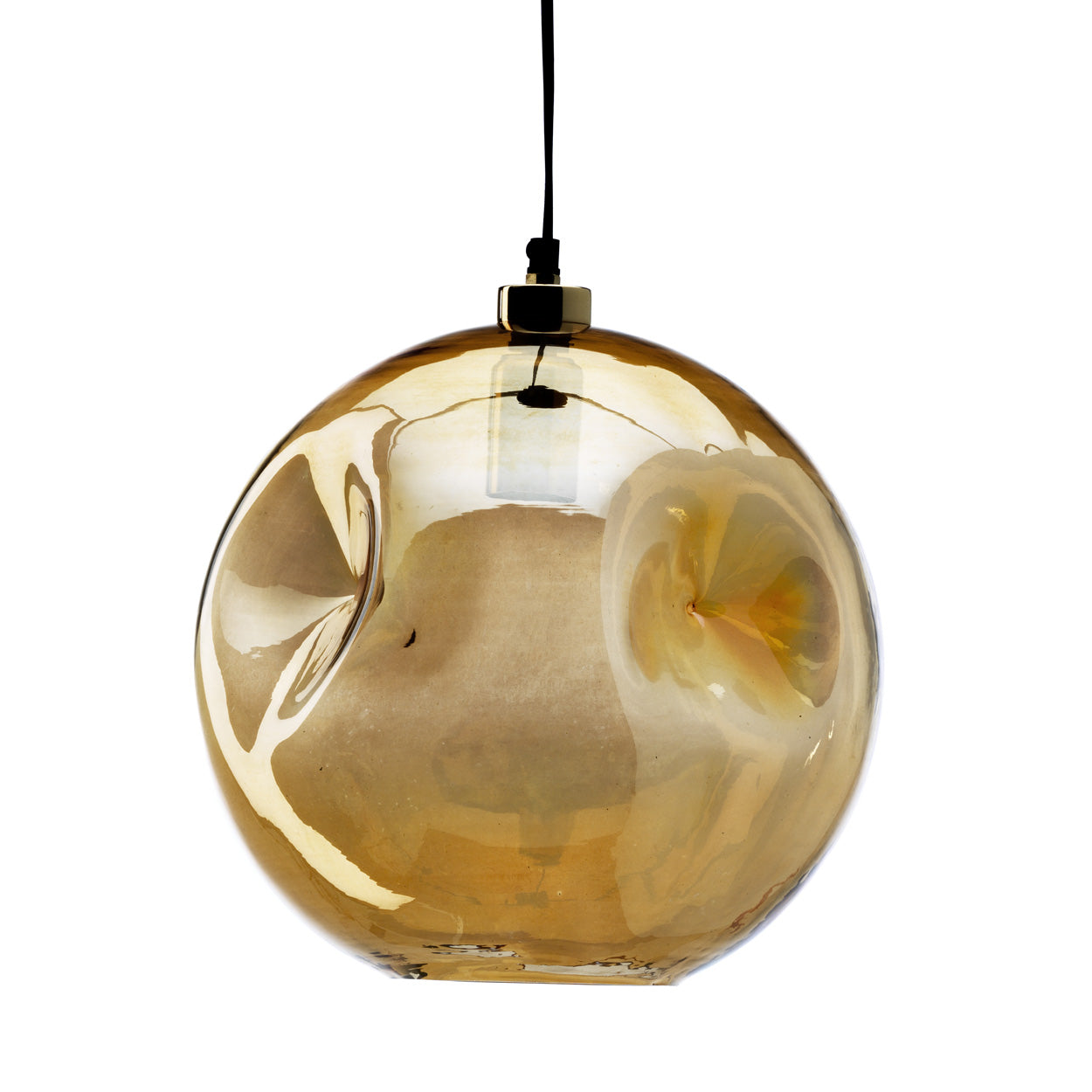 The Bubbella Pendant - Pale Gold