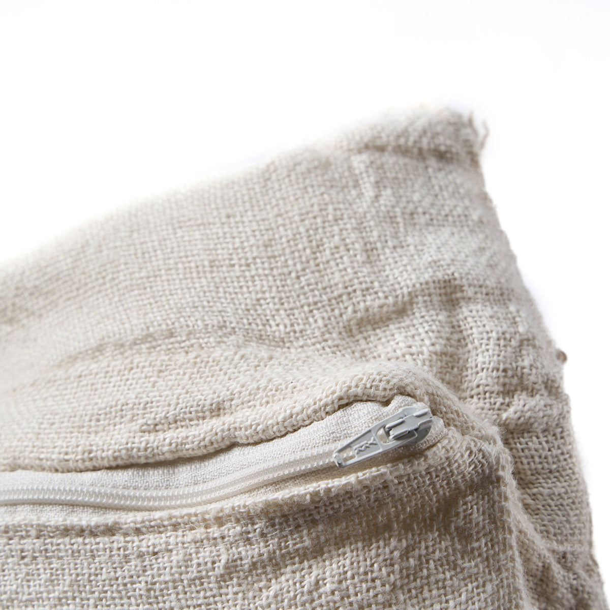 Kussenhoes Linen Threads – linnen, wit naturel, 50x50 cm