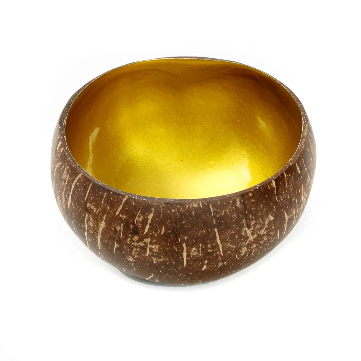 Die Coco Futterschale – Natur Gold