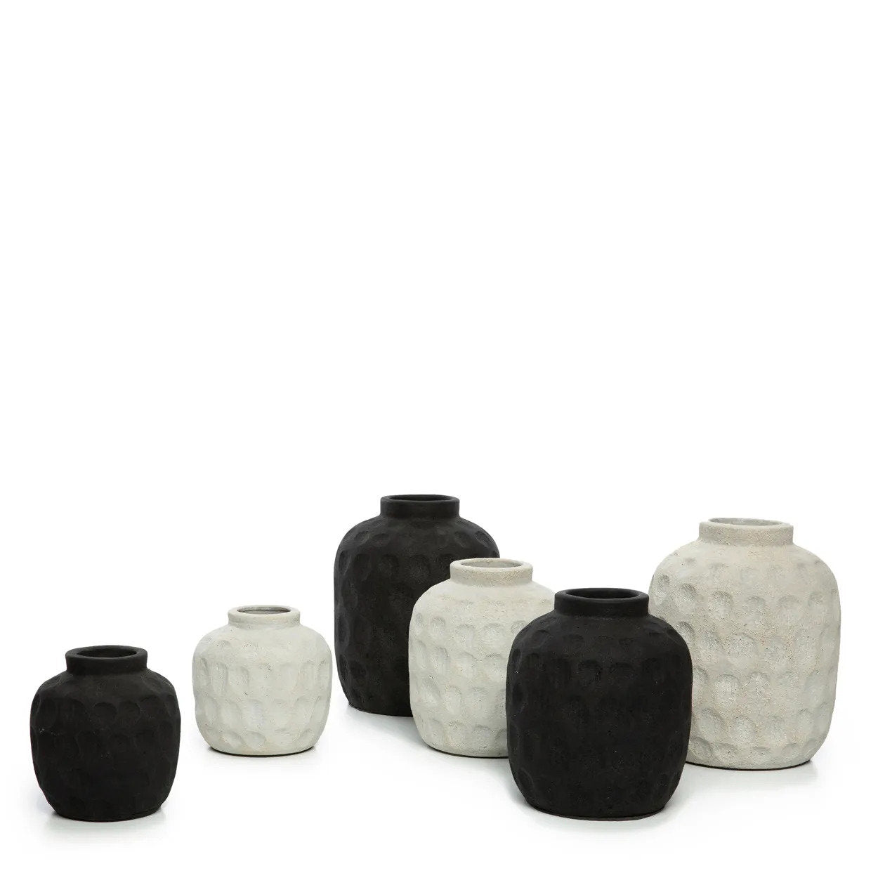 Die trendige Vase - Schwarz - M
