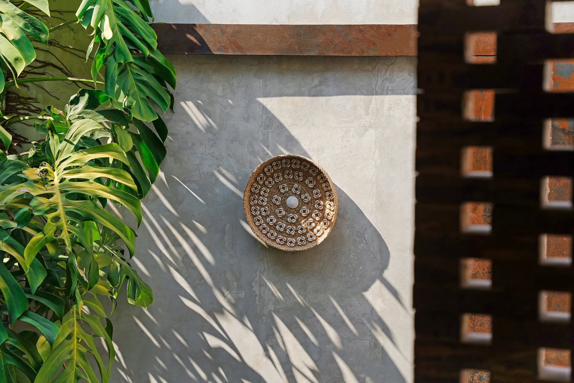 The Caribe Shell Plate - Natural White - M_40