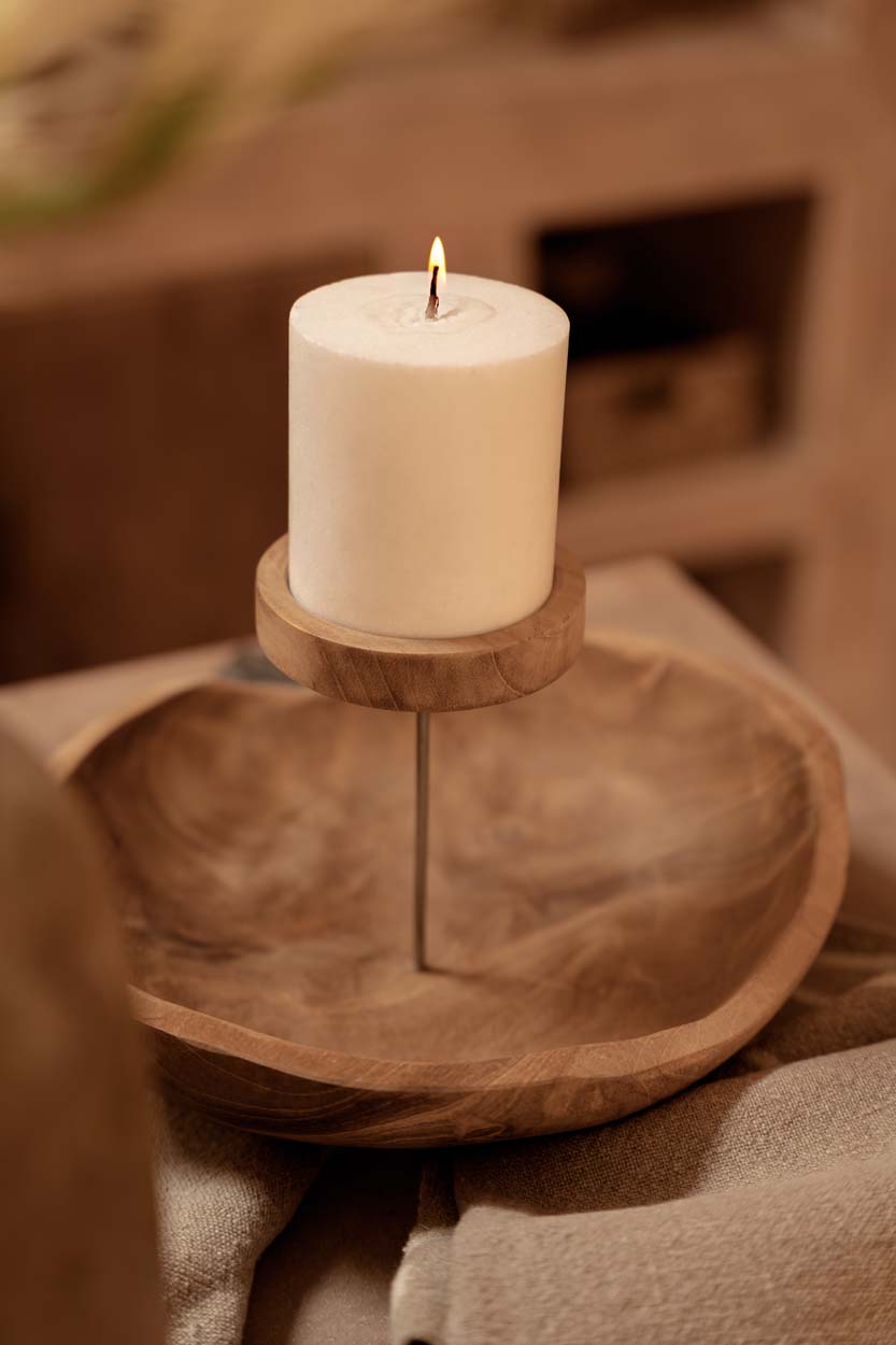 The Candle Plate - Natural
