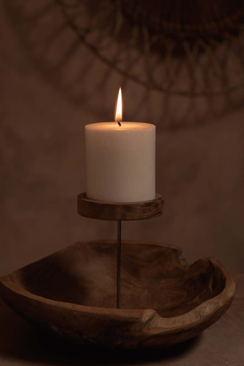 The Candle Plate - Natural