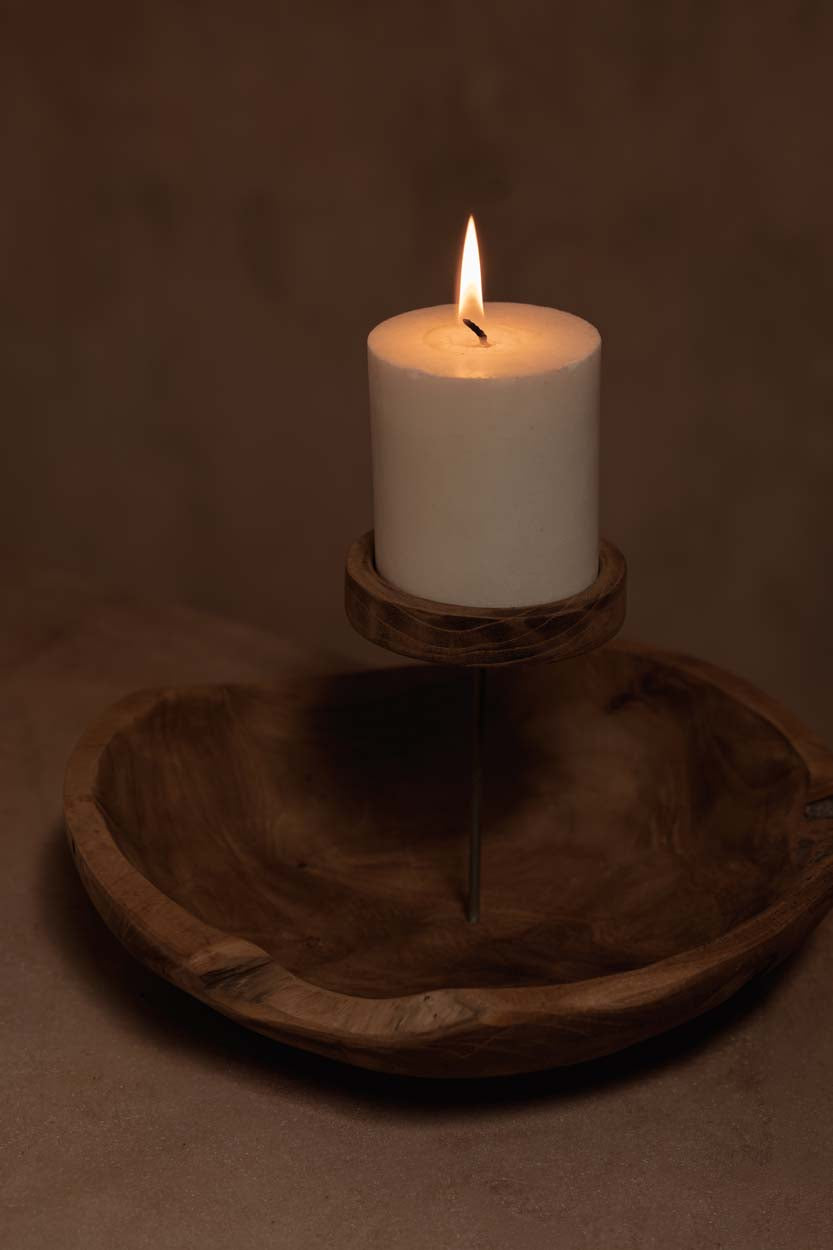 The Candle Plate - Natural