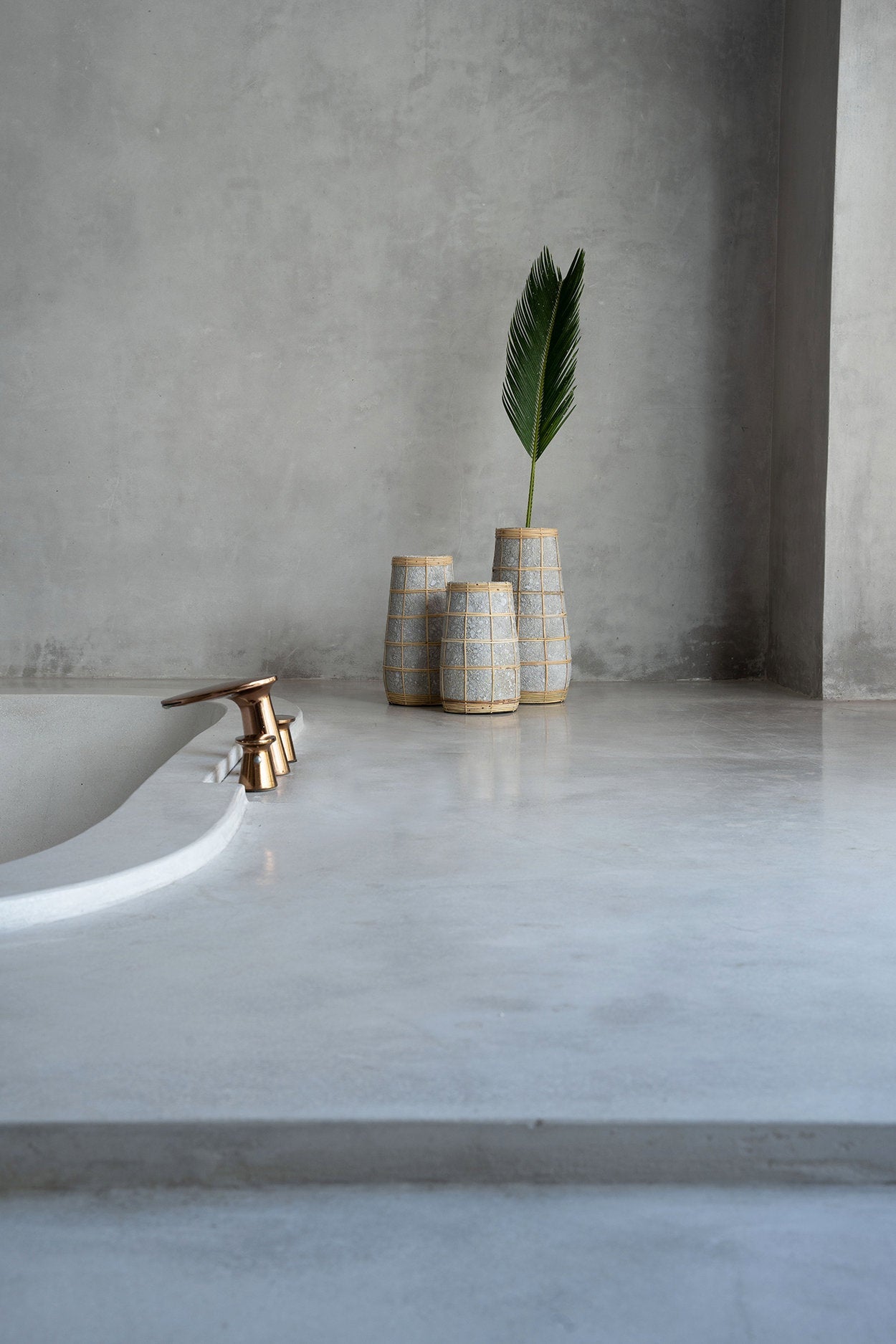 Die Cutie Vase - Beton Natur - S