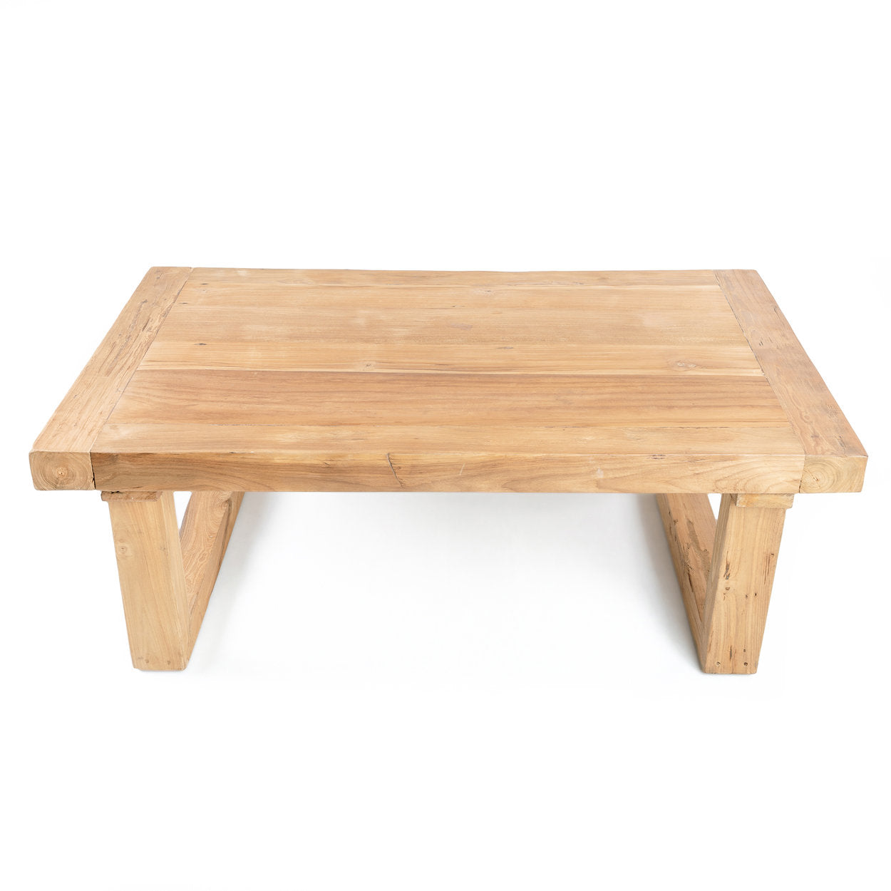 Salontafel Gerecycled Teakhout – naturel, 70x110x40 cm