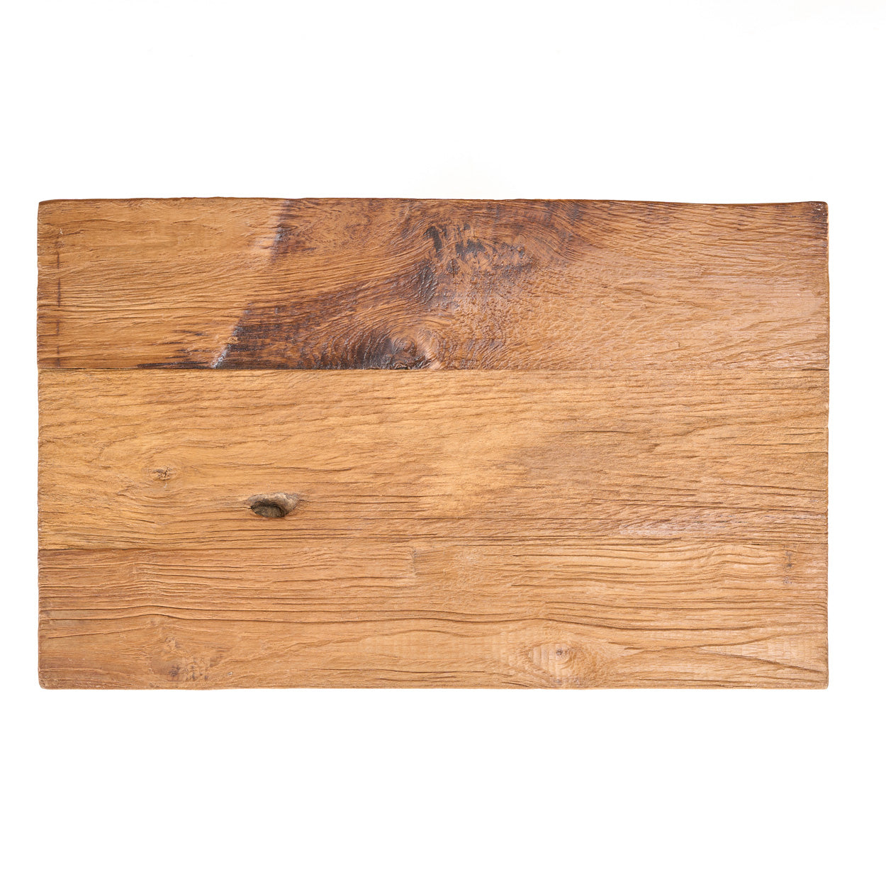 Kruk Siku – gerecycled teakhout, naturel, 40x25x45 cm