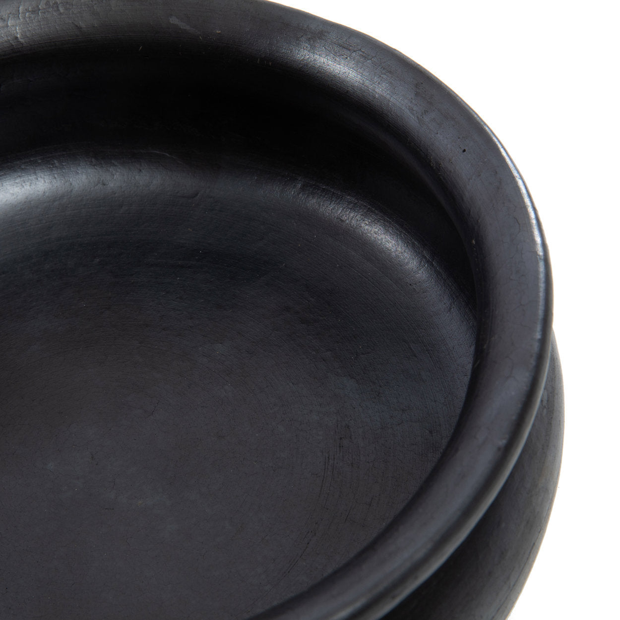Serveerpot Burned Curry – terracotta, zwart, 24x19x15 cm