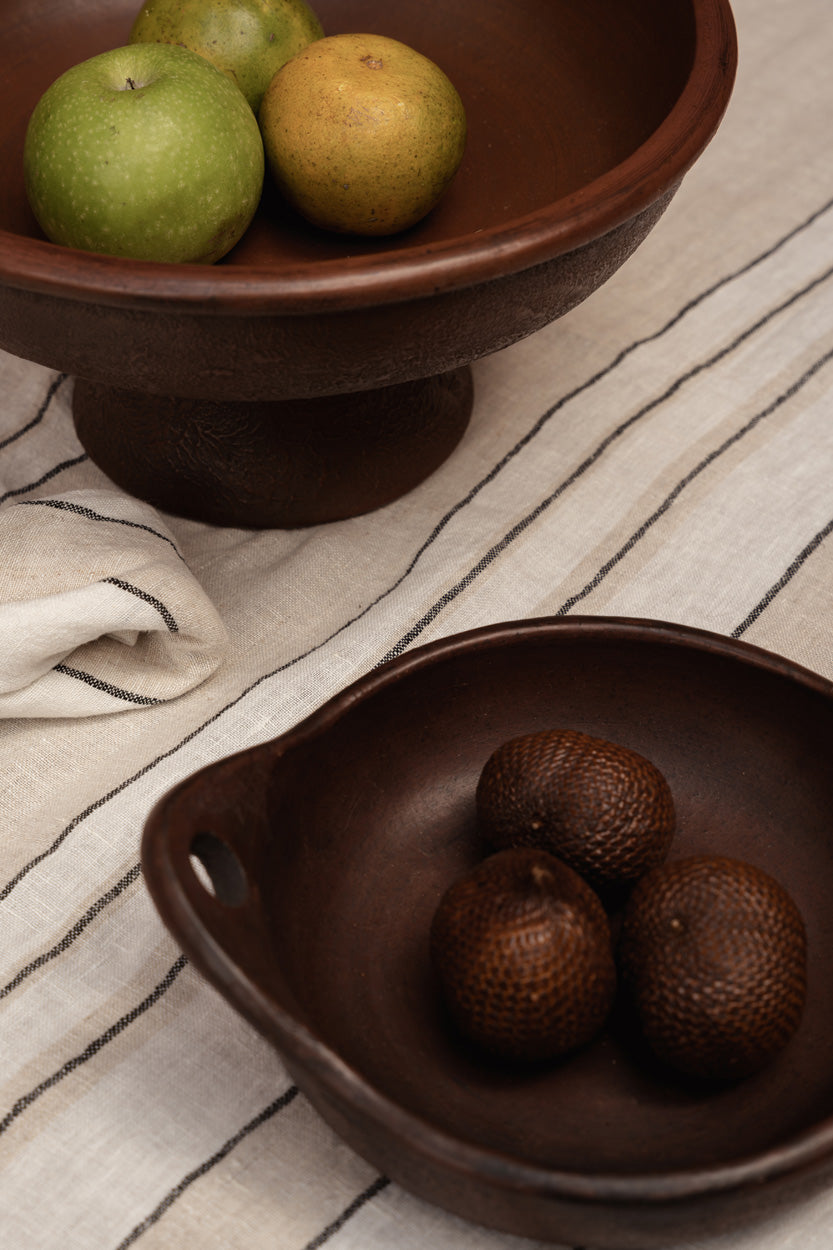 The Ethnic Fruit Bowl - Terracotta - M