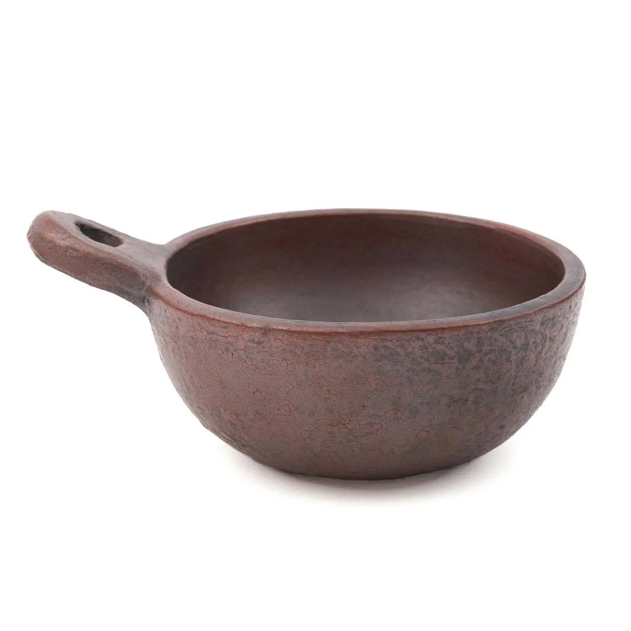 The Ethnic Bowl with Handle - Terracotta - M