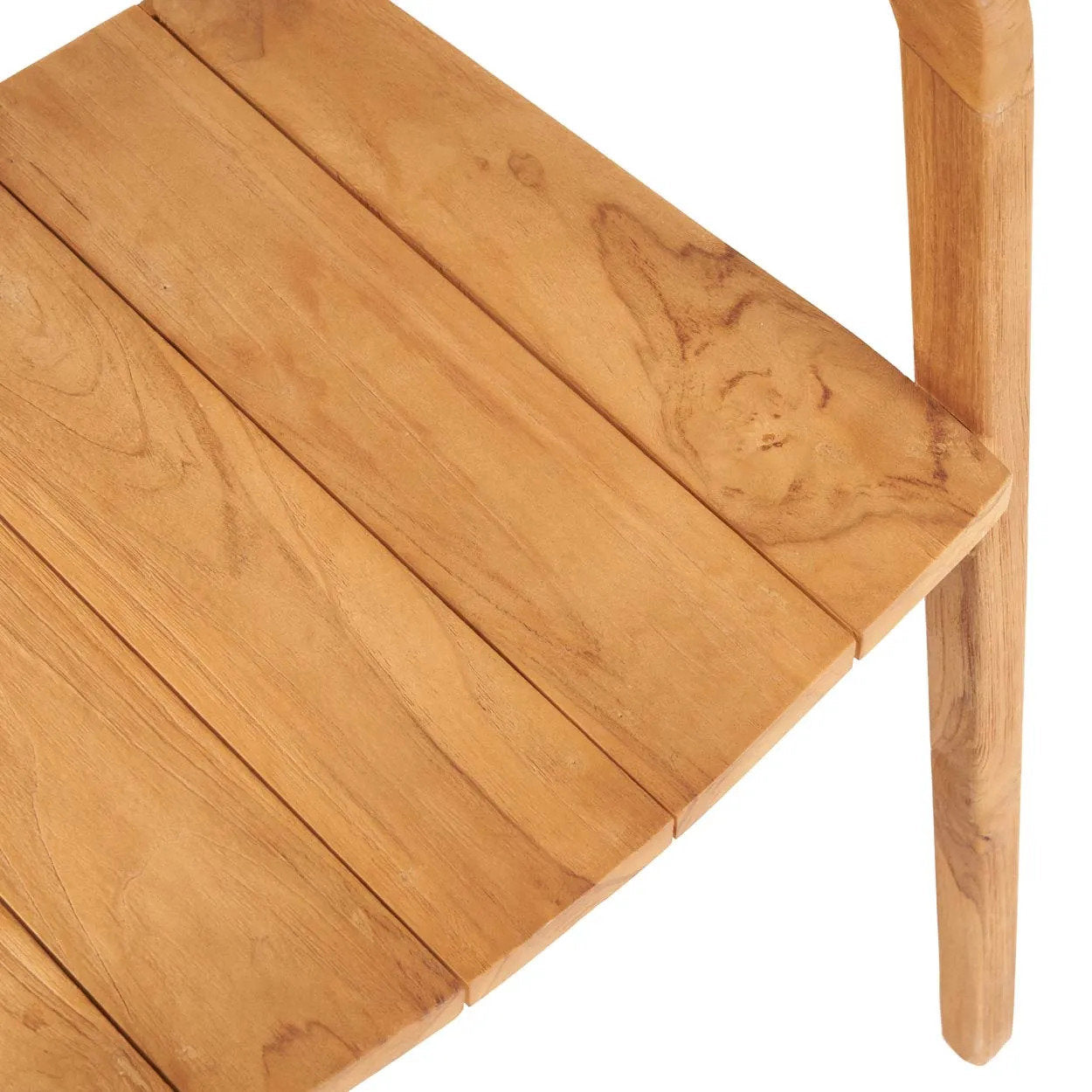 Esszimmerstuhl Teakholz Natur Outdoor 55x55x74 cm