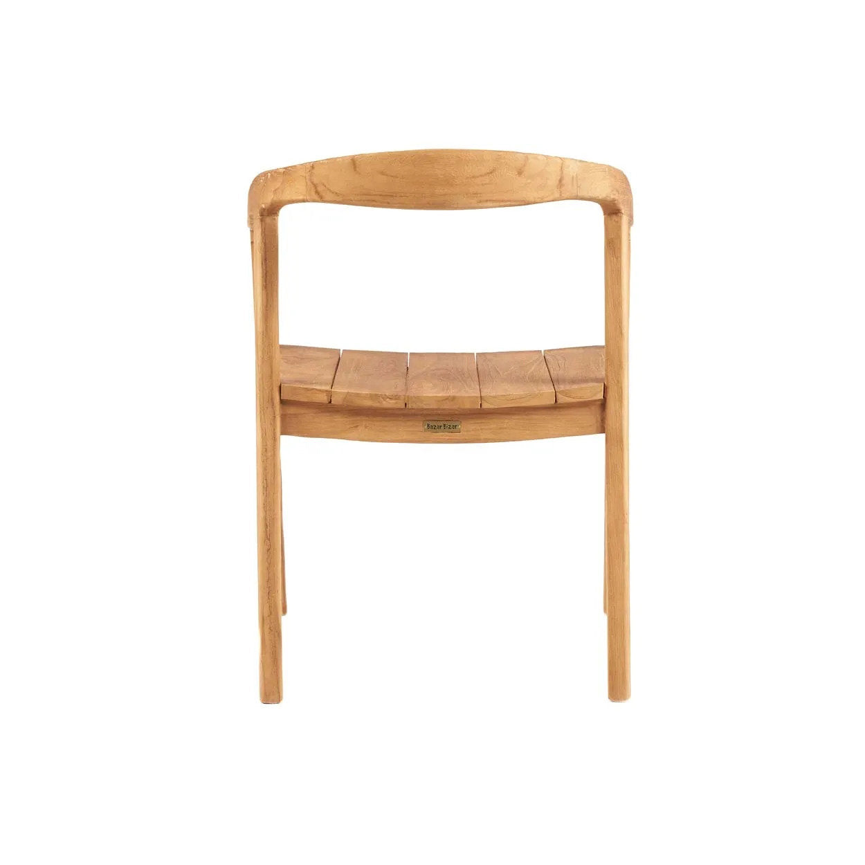 Esszimmerstuhl Teakholz Natur Outdoor 55x55x74 cm