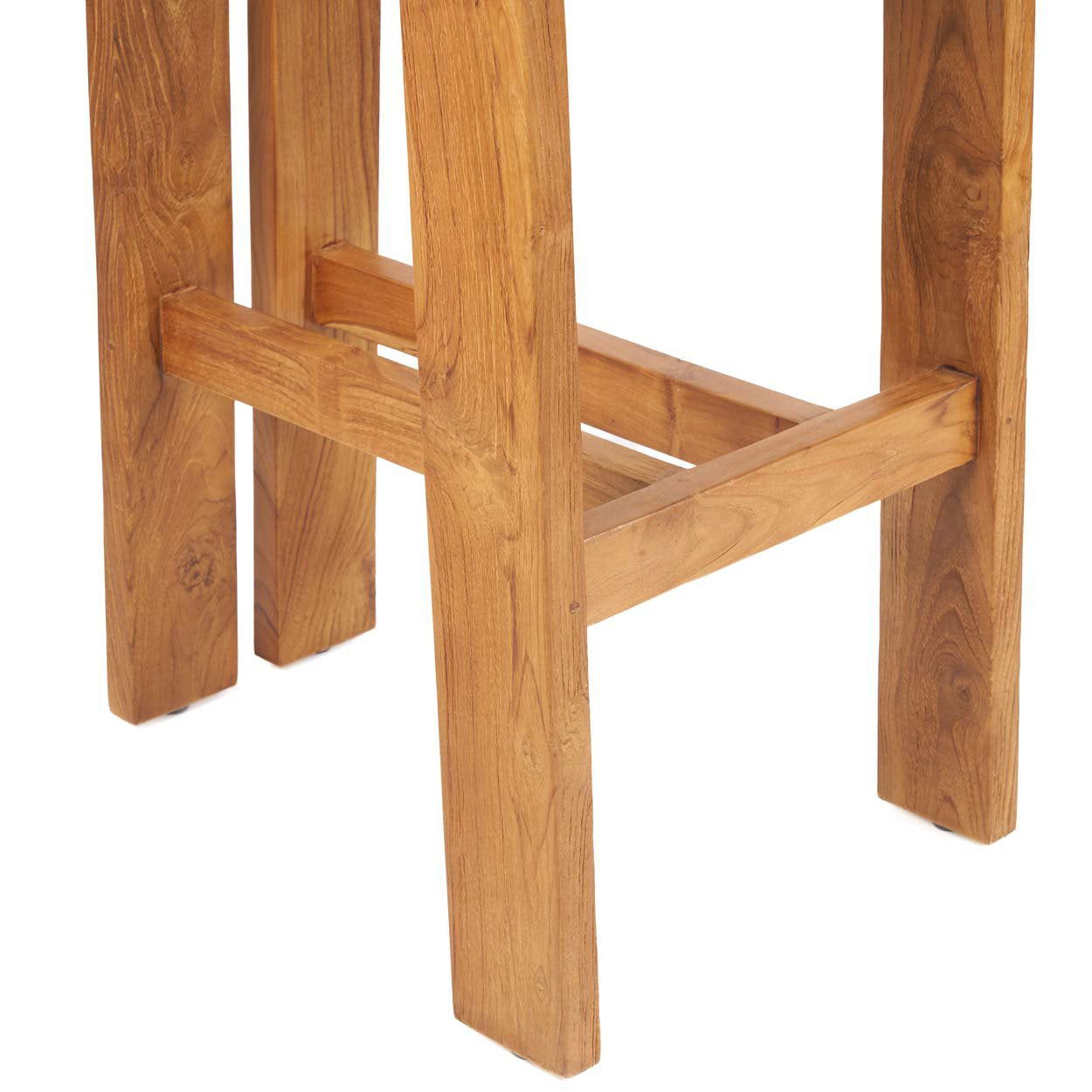 Barkruk Teakhout Naturel 46x58x108 cm