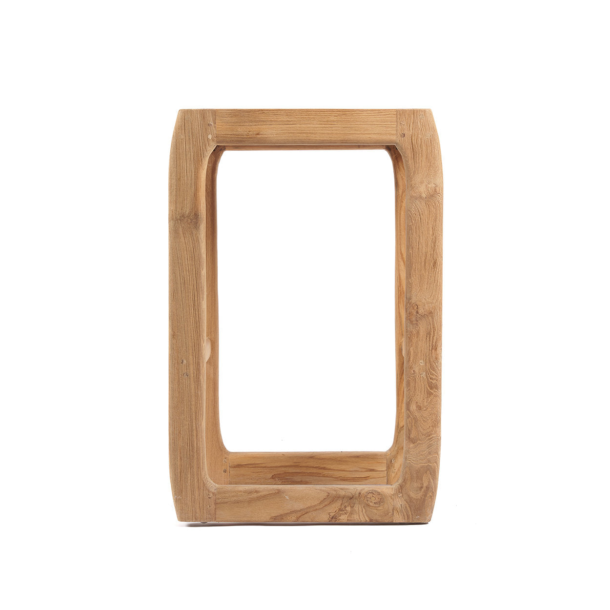 Barkruk Gerecycled Teakhout Naturel Outdoor 42x42x70 cm