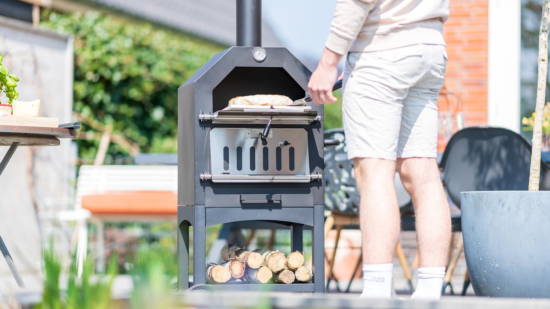Lorenzo Outdoor Oven Zwart