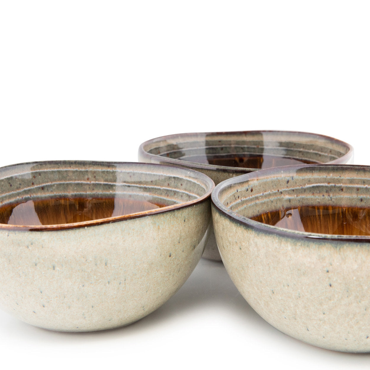 Kom Comporta – steengoed, gemengde kleuren, ø13×6 cm
