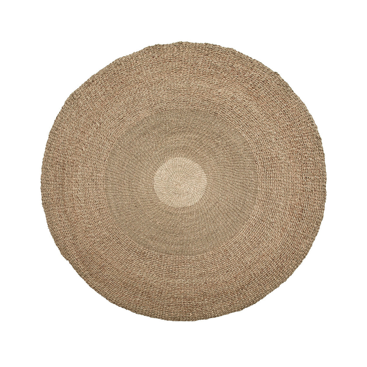 Vloerkleed Mekong River — zeegras, naturel, 200 cm rond
