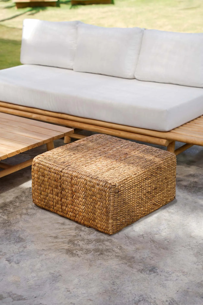 Der quadratische Hyazinthen-Pouf - Natur - M