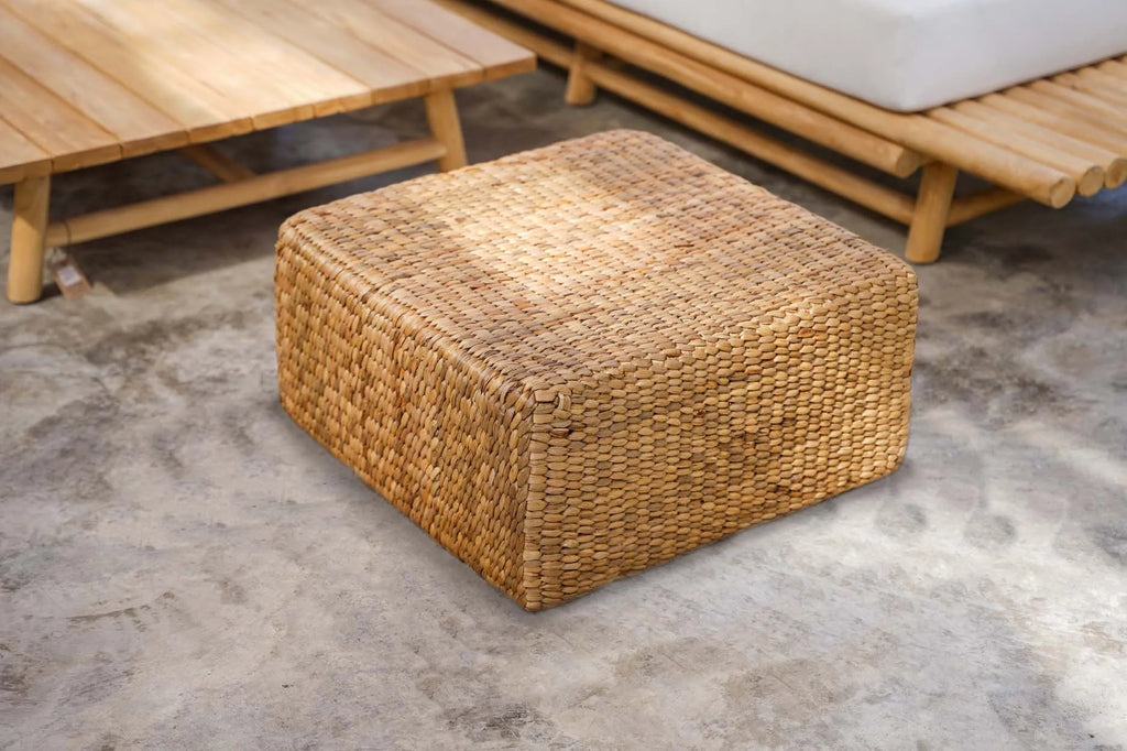 Der quadratische Hyazinthen-Pouf - Natur - M