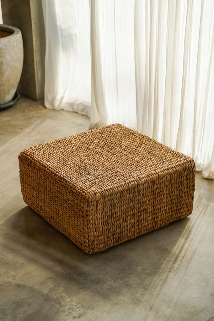 Der quadratische Hyazinthen-Pouf - Natur - M
