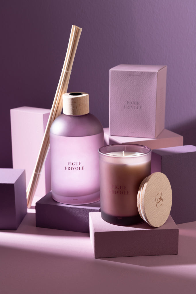 2 Set Accords Essentiels Figue Frivole Diffuser + Candle